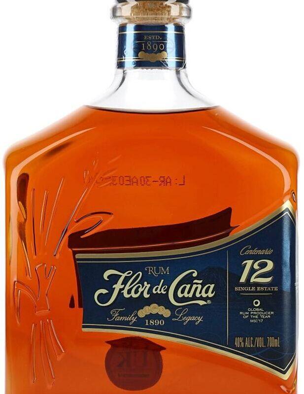 FLOR de cana 12 BOTTLE